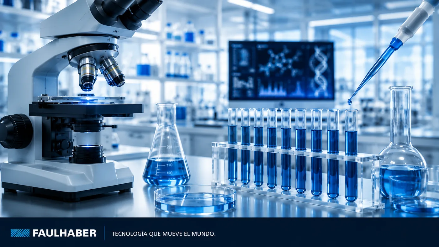 Equipamiento de laboratorio con accionamientos FAULHABER